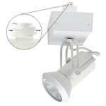 Nora NTM-5220/35W - White - High Tech - Operates 35 Watt PAR20 Metal Halide - Compatible with Halo Track - Built-In Electronic Ballast