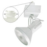 Nora NTM-5238/100W - White - High Tech Wire Cone - Operates 100 Watt PAR38 Metal Halide - Compatible with Halo Track - Built-In Electronic Ballast