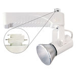 Nora NTM-6430/70W - White - Lamp Holder and Gimbal - Operates 70 Watt PAR30L Metal Halide - Compatible with Halo Track - Built-In Electronic Ballast