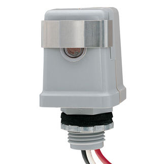 Intermatic K4141C - Photo Control - Thermal Type Photocell - Stem Mounting - Dusk-To-Dawn - 120 Volt
