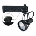 Nora NTM-6230/35W - White - Front Loading Gimbal Ring - Operates 39 Watt PAR30 Metal Halide - Compatible with Halo Track - Built-In Electronic Ballast