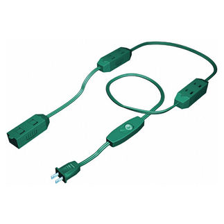 ft. - Green - Christmas Extension Cord - 9FTEXTREECRD