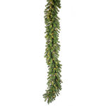 9 ft. Garland - Green - Douglas Fir - Multi-Color Lights