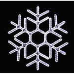 3 ft. - Cool White - LED Rope Light - Hanging Snowflake - 120 Volt